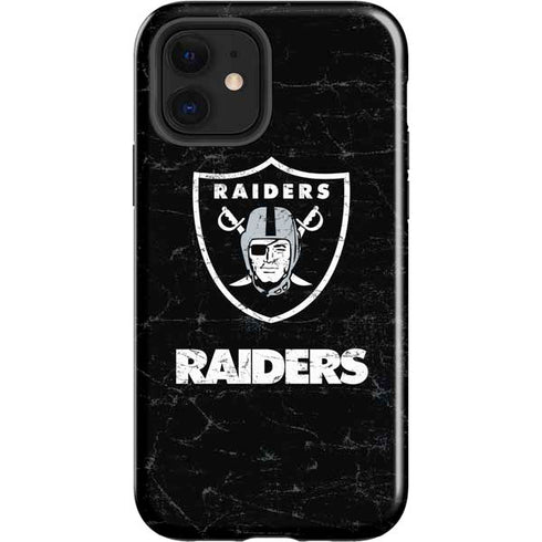 NFL Las Vegas Raiders Distressed iPhone 12 Impact Case