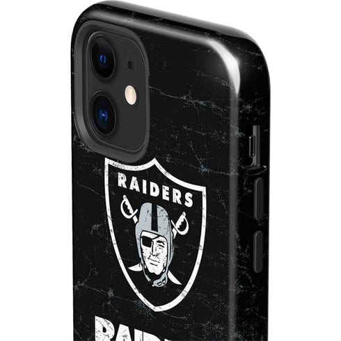 NFL Las Vegas Raiders Distressed iPhone 12 Impact Case