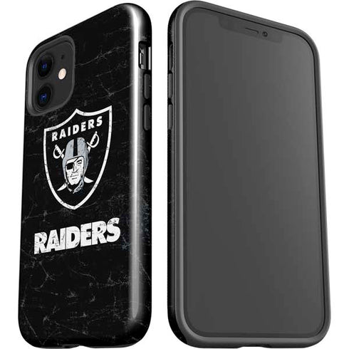 NFL Las Vegas Raiders Distressed iPhone 12 Impact Case