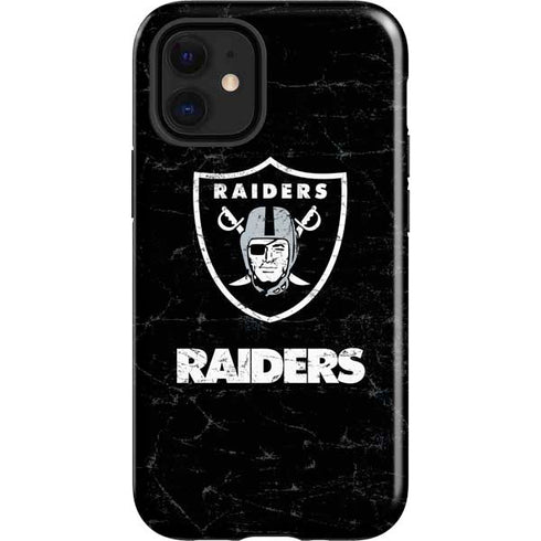 NFL Las Vegas Raiders Distressed iPhone 12 Mini Impact Case