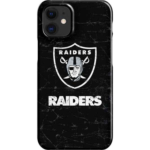 NFL Las Vegas Raiders Distressed iPhone 12 Mini Lite Case