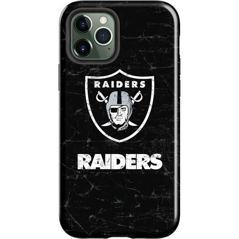 NFL Las Vegas Raiders Distressed iPhone 12 Pro Impact Case