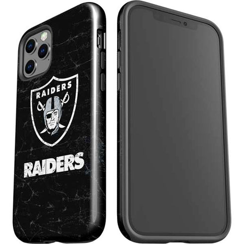 NFL Las Vegas Raiders Distressed iPhone 12 Pro Impact Case