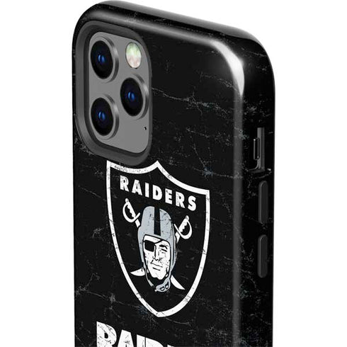 NFL Las Vegas Raiders Distressed iPhone 12 Pro Max Impact Case