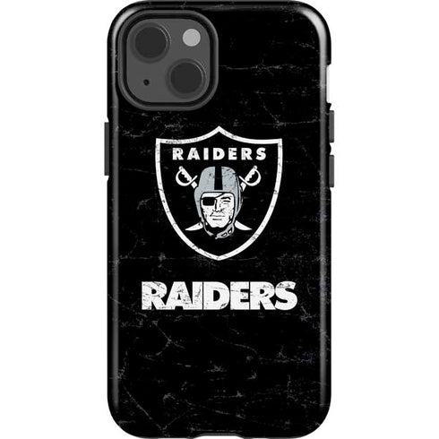 NFL Las Vegas Raiders Distressed iPhone 13 Impact Case
