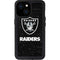 NFL Las Vegas Raiders Distressed iPhone 13 Mini Waterproof Case