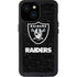 NFL Las Vegas Raiders Distressed iPhone 13 Mini Waterproof Case