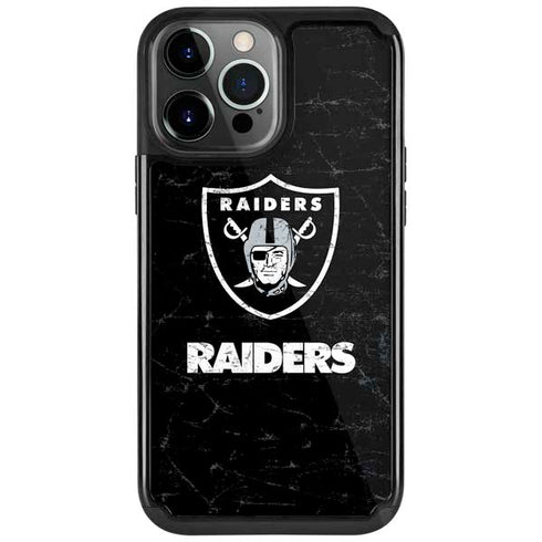 NFL Las Vegas Raiders Distressed iPhone 13 Pro Cargo Case