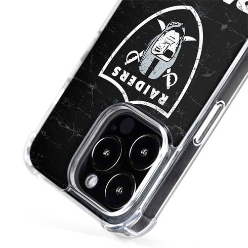 NFL Las Vegas Raiders Distressed iPhone 13 Pro MagSafe Case