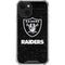 NFL Las Vegas Raiders Distressed iPhone 15 Plus Clear Case