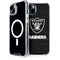 NFL Las Vegas Raiders Distressed iPhone 15 Plus MagSafe Case