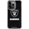 NFL Las Vegas Raiders Distressed iPhone 15 Pro Clear Case