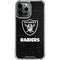 NFL Las Vegas Raiders Distressed iPhone 14 Pro Max Clear Case