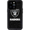 NFL Las Vegas Raiders Distressed iPhone 14 Pro Waterproof Case