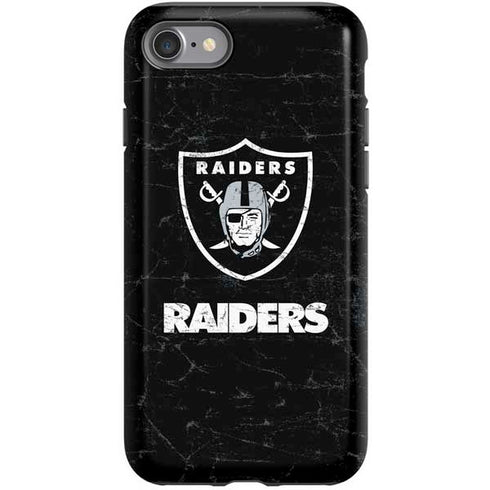 NFL Las Vegas Raiders Distressed iPhone SE (2nd & 3rd Gen) Pro Case