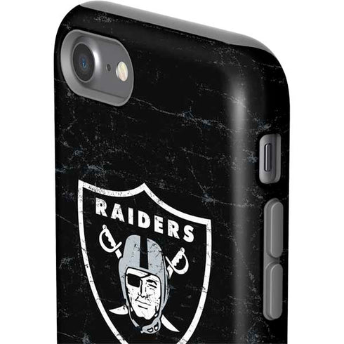 NFL Las Vegas Raiders Distressed iPhone SE (2nd & 3rd Gen) Pro Case