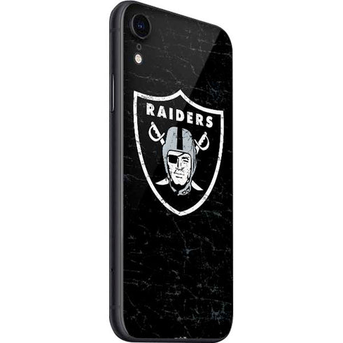 NFL Las Vegas Raiders Distressed iPhone SE (2nd & 3rd Gen) Skin