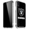 NFL Las Vegas Raiders Distressed iPhone XR Clear Case