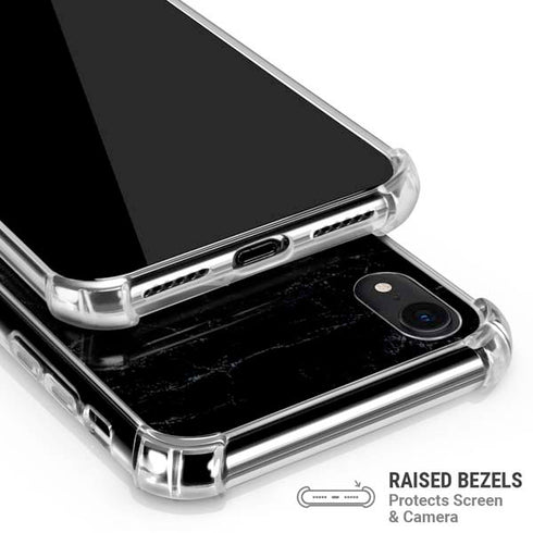 NFL Las Vegas Raiders Distressed iPhone XR Clear Case