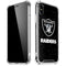 NFL Las Vegas Raiders Distressed iPhone XS Max Clear Case
