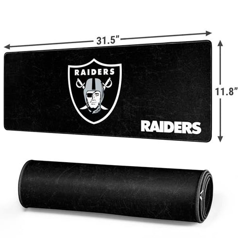 NFL Las Vegas Raiders Distressed Gaming Mouse Pad