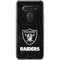 NFL Las Vegas Raiders Distressed LG K51/Q51 Clear Case