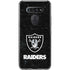 NFL Las Vegas Raiders Distressed LG K51/Q51 Clear Case