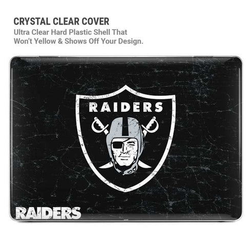 NFL Las Vegas Raiders Distressed MacBook Air 13in M1 (2021) Case plus Skin