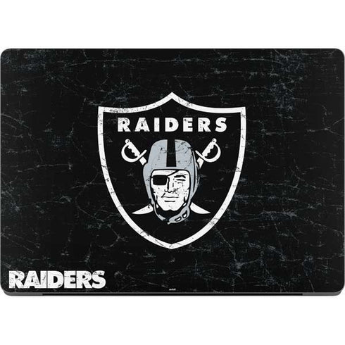 NFL Las Vegas Raiders Distressed MacBook Pro 14in (2021-24) Skin