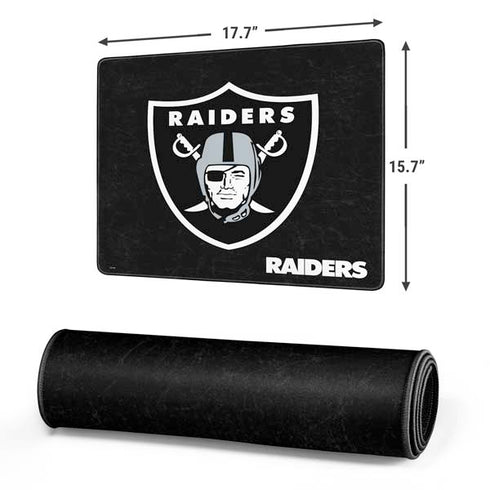 NFL Las Vegas Raiders Distressed Gaming Mouse Pad