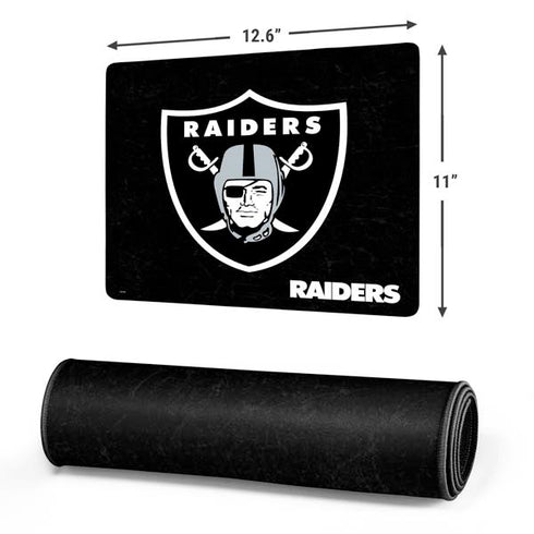 NFL Las Vegas Raiders Distressed Gaming Mouse Pad