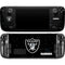NFL Las Vegas Raiders Distressed Steam Deck Handheld Gaming Computer Skin