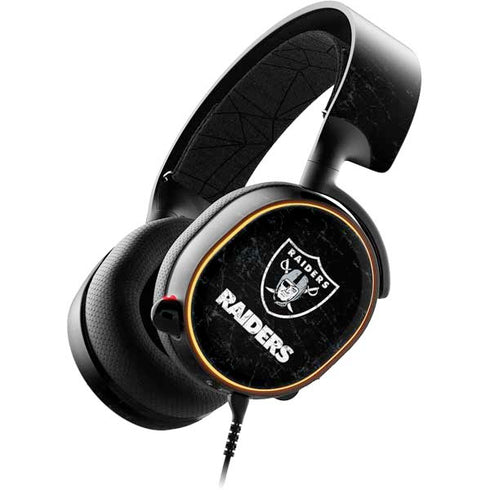 NFL Las Vegas Raiders Distressed SteelSeries Arctis 5 Skin
