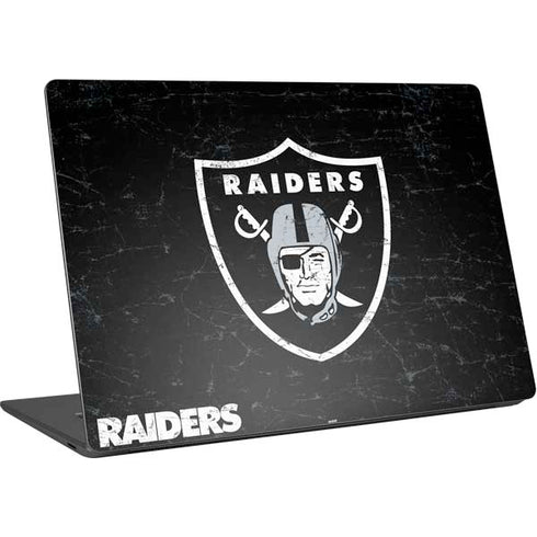 NFL Las Vegas Raiders Distressed Surface Laptop 4 15in Skin