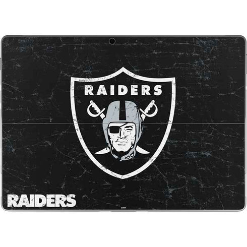 NFL Las Vegas Raiders Distressed Surface Pro 8 Skin