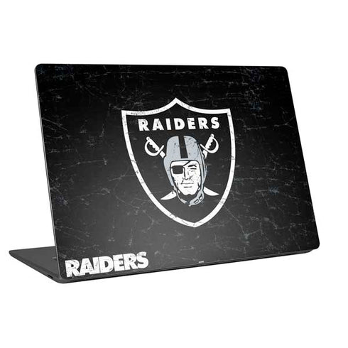 NFL Las Vegas Raiders Distressed Universal Laptop 12in (9.8 x 6.8in) Skin