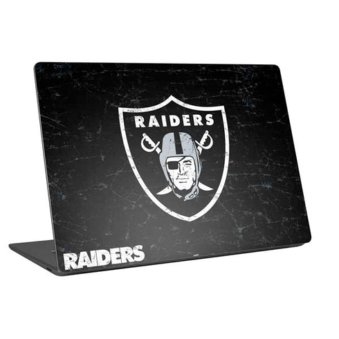 NFL Las Vegas Raiders Distressed Universal Laptop 16.6in (13.4 x 9.7in) Skin
