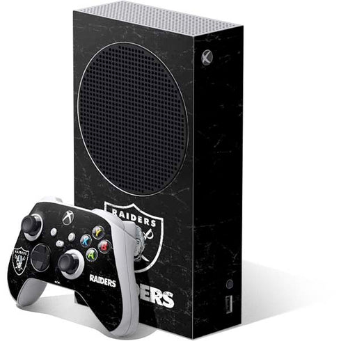 NFL Las Vegas Raiders Distressed Xbox Series S Skins