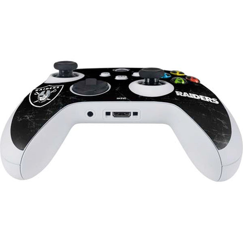 NFL Las Vegas Raiders Distressed Xbox Series S Controller Skin