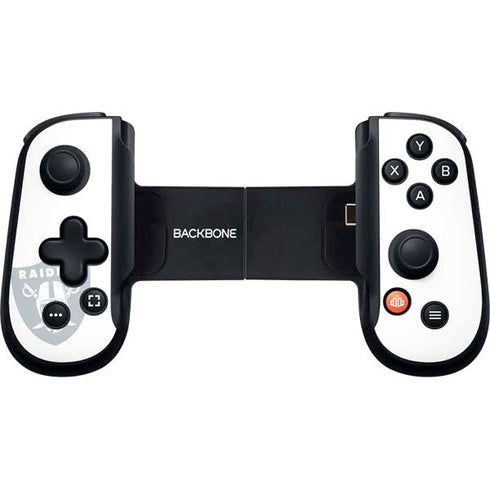 NFL Las Vegas Raiders Double Vision Backbone One for iPhone Game Controller Skin
