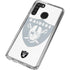 NFL Las Vegas Raiders Double Vision Galaxy A21 Clear Case