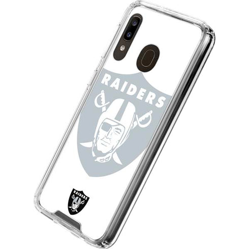 NFL Las Vegas Raiders Double Vision Galaxy A30 Clear Case