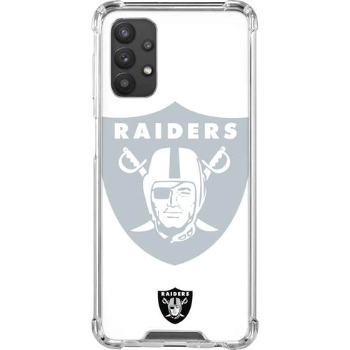 NFL Las Vegas Raiders Double Vision Galaxy A32 5G Clear Case