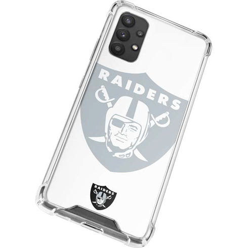 NFL Las Vegas Raiders Double Vision Galaxy A32 5G Clear Case