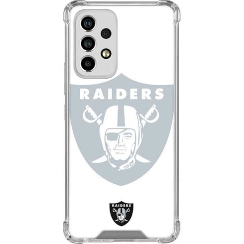 NFL Las Vegas Raiders Double Vision Galaxy A33 5G Clear Case