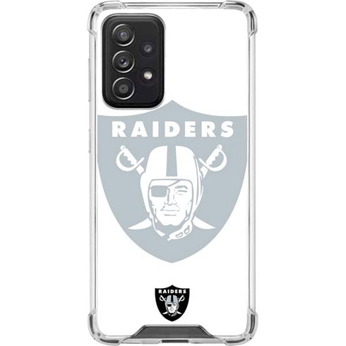NFL Las Vegas Raiders Double Vision Galaxy A52 5G Clear Case