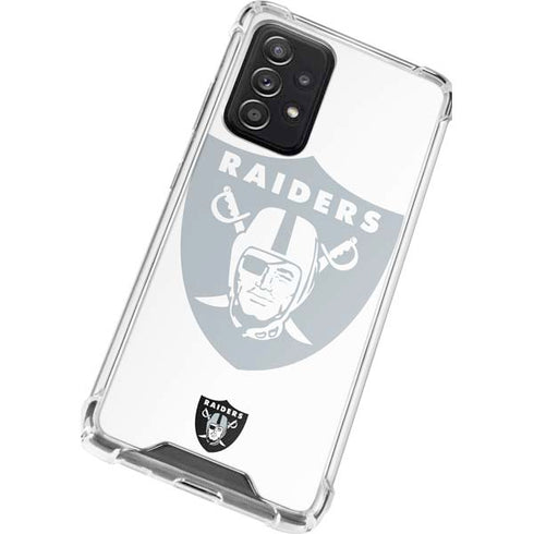 NFL Las Vegas Raiders Double Vision Galaxy A52 5G Clear Case