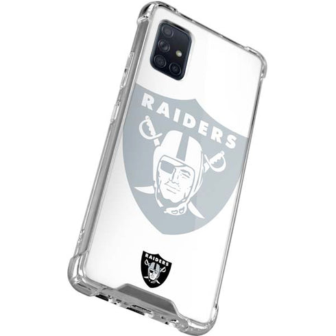 NFL Las Vegas Raiders Double Vision Galaxy A71 5G Clear Case