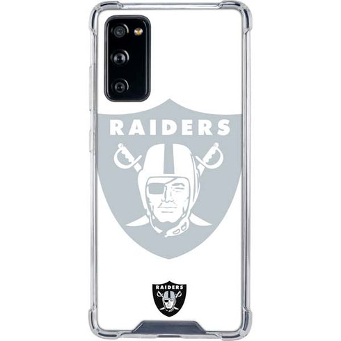 NFL Las Vegas Raiders Double Vision Galaxy S20 FE Clear Case