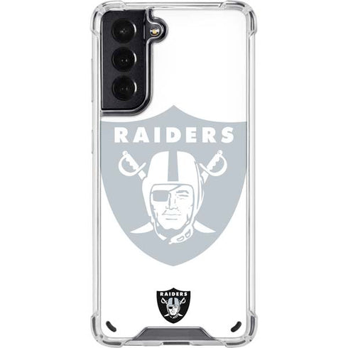 NFL Las Vegas Raiders Double Vision Galaxy S21 5G Clear Case